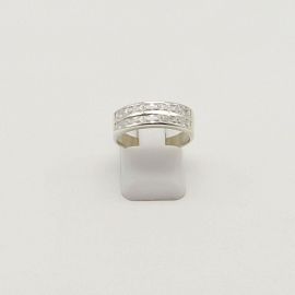 ANILLO DOBLE 1/2 SINFIN *18 /PLATA